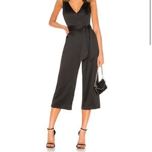 Line & Dot Black Jumpsuit